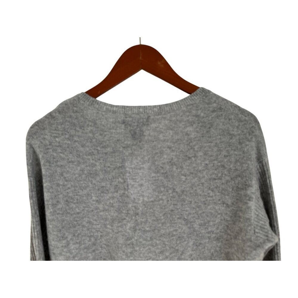Bloomingdale's 100% Cashmere V-neck Sweater Oversized Relaxed Size XS - Picture 10 of 11